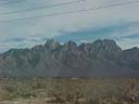Organ Mountains from the car