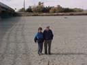 My grandparents in the river