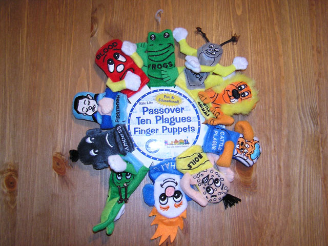 Passover Ten Plagues Finger Puppets